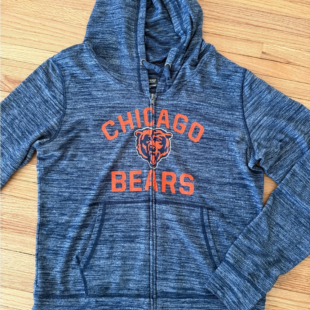 NFL Chicago Bears Women’s long sleeve zipper light jacket size Large